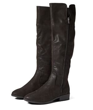 MIA Women's Carsyn Tall Shaft Boots Size 6M Black Vegan Leather Side Zipper NWOB